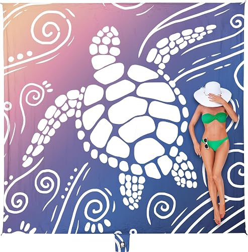 WEKAPO Beach Blanket Waterproof Sandproof Oversized Extra Large Sand Free