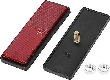 Amazon.com: F FIERCE CYCLE Pair M6x1.0 Red Rectangle