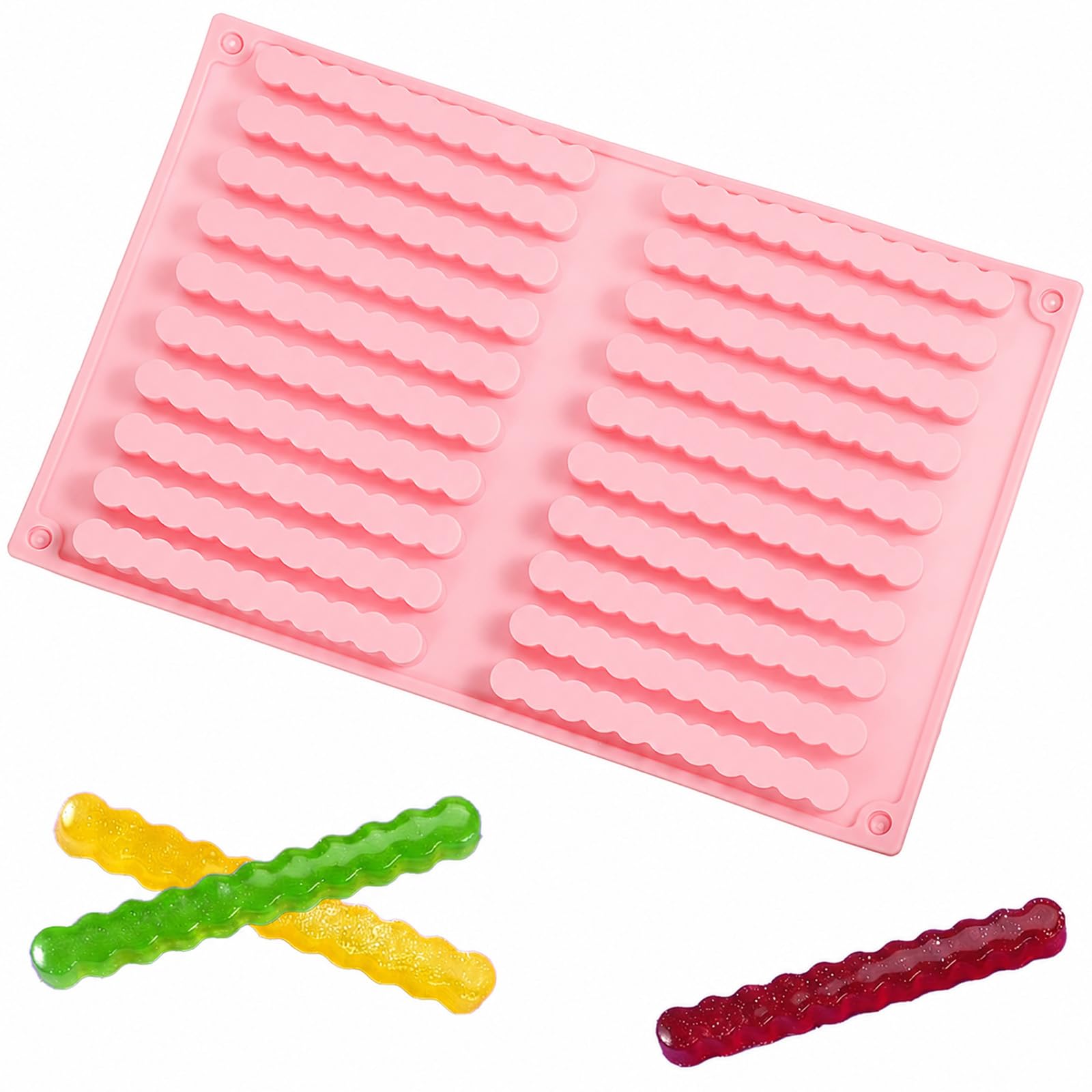 Photo 1 of HJZHII Non-stick Pretzel Silicone Mold - Pink