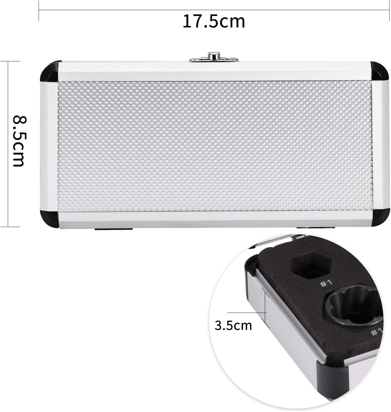 Generic 10Pcs Damaged Nut Bolt Remover Multiple Sizes Mechanics Equipment Tool Extractor Threading Hand Tool Kit for Home экстрактор - (Color: Black)