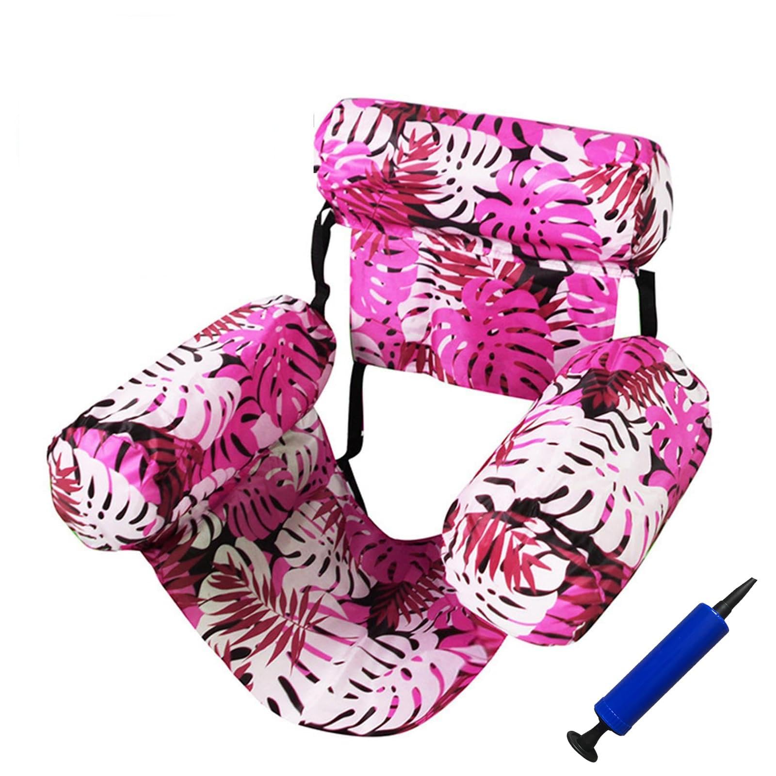 Inflatable Pool Lounger for Adults, Inflatable Pool Swimming Seats, Floating Water Hammock, Pool Toy, Pool Accessories for Party, Summer, Beach