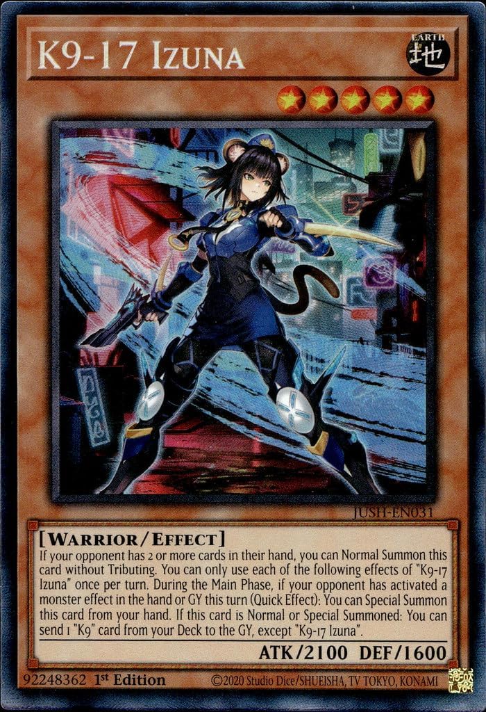 K9-17 Izuna (CR) - JUSH-EN031 - Collector's Rare - 1st Edition
