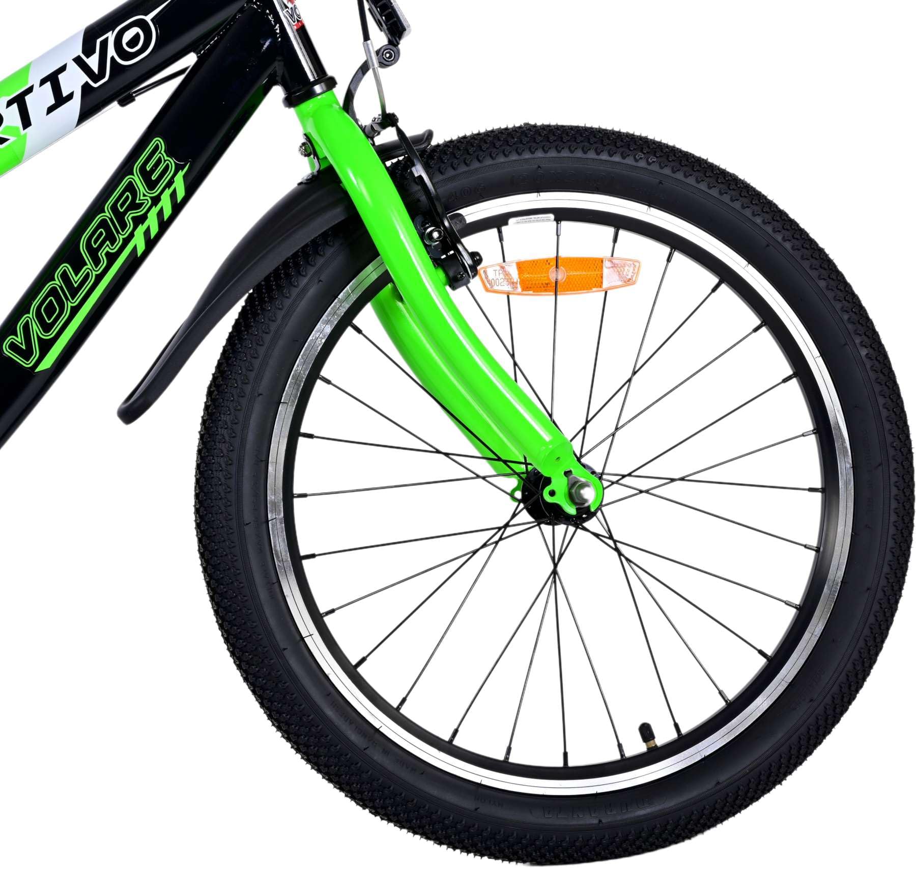 Bicicletta sportiva verde 20" a sfera