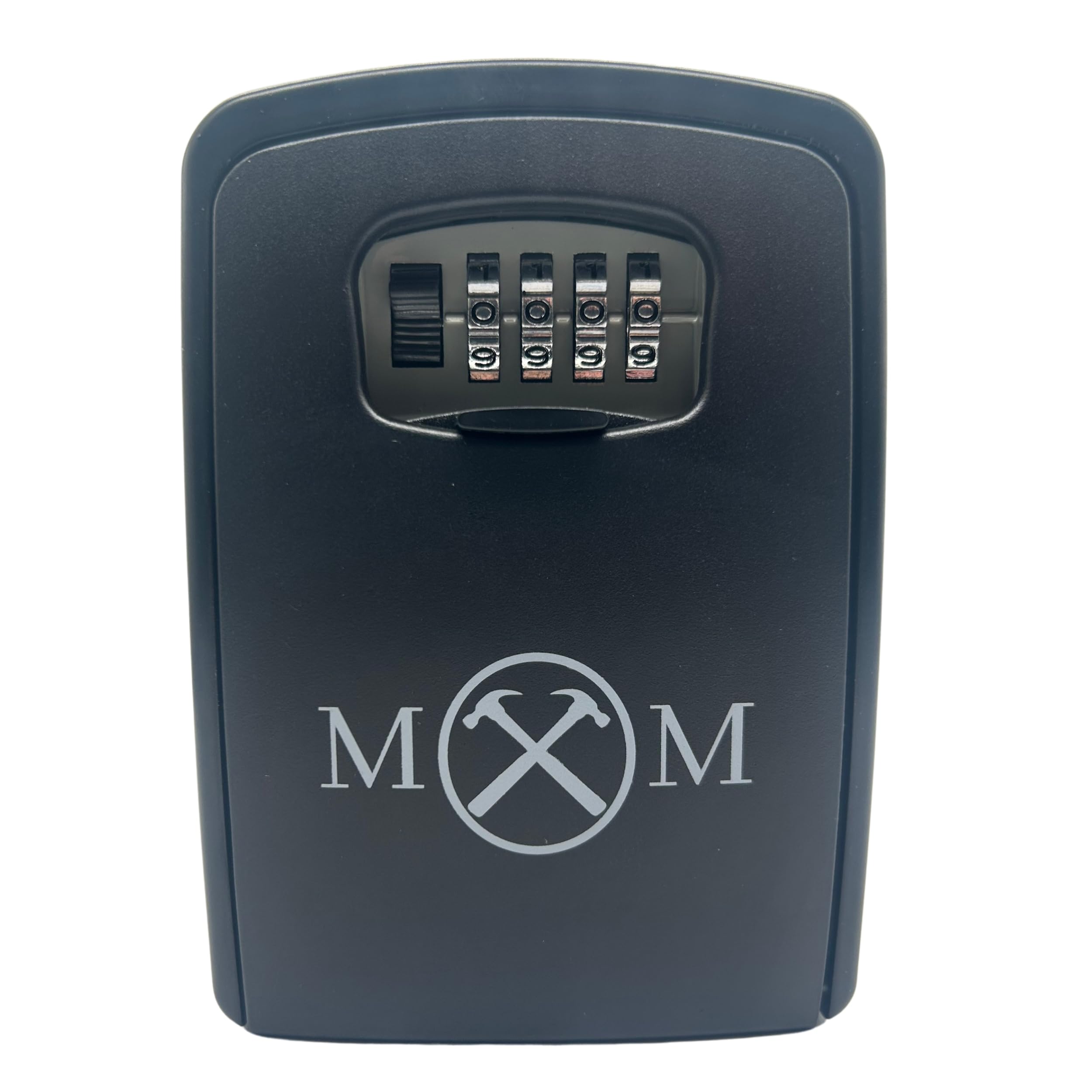 Mac-Many Secure Wall Key Box with Code, Interior and Exterior Key Boxes Security Lock 4 Digits Home, Garage, Wall Mounted