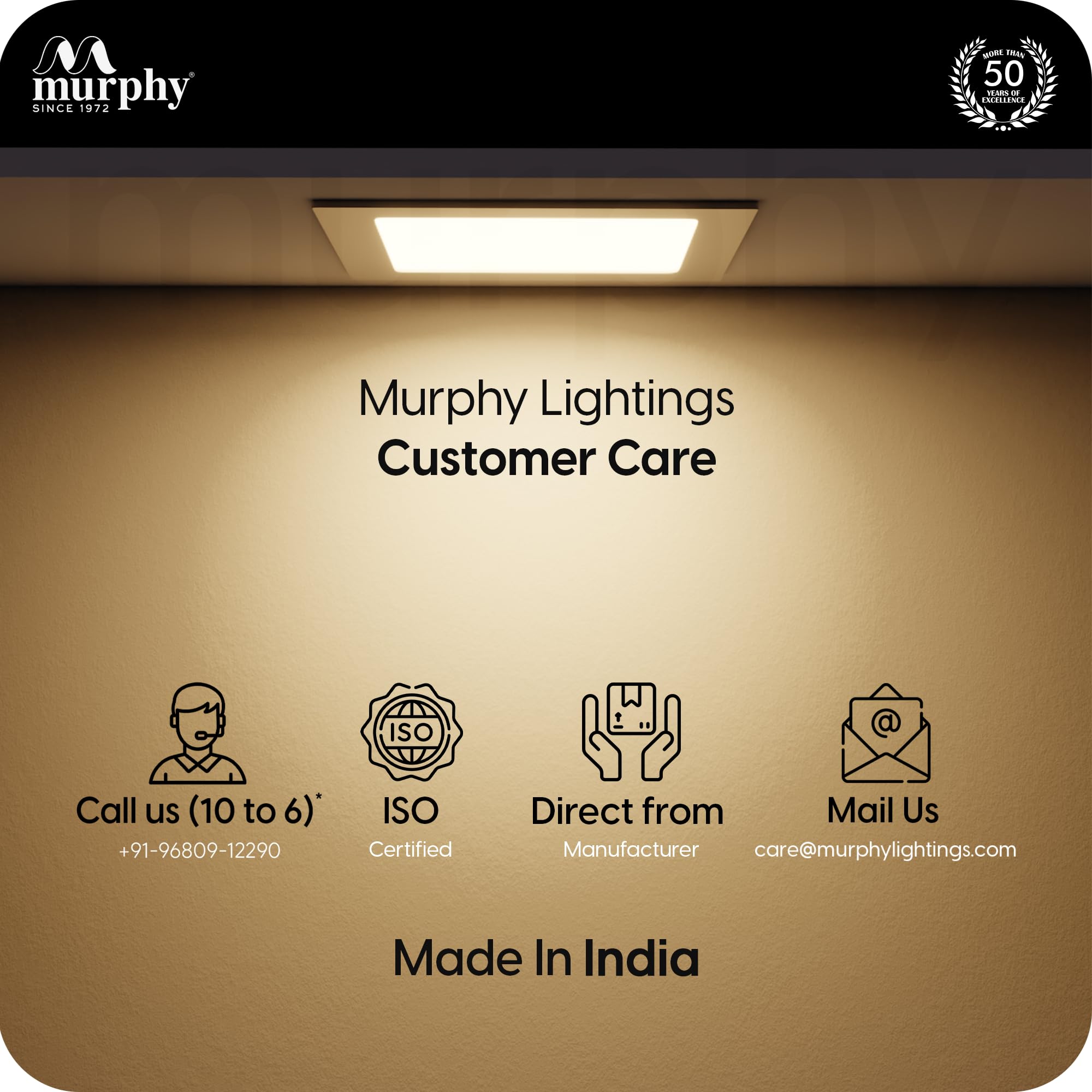 Slim LED Panel Light - Natural White -6 Slim LED Panel Light - Natural White -6