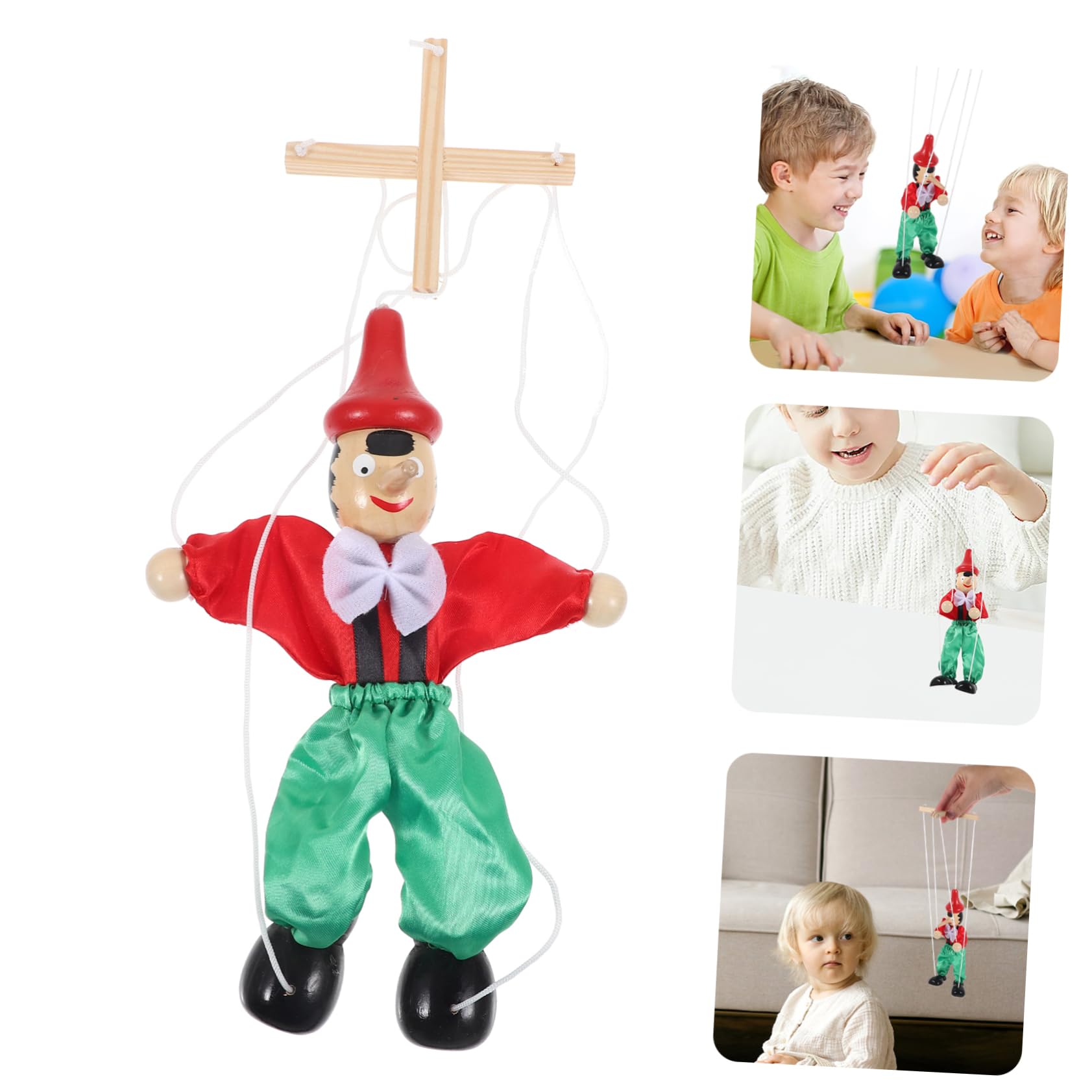 Amazon.com: SKISUNO Marionette Puppet Wooden String Puppet for