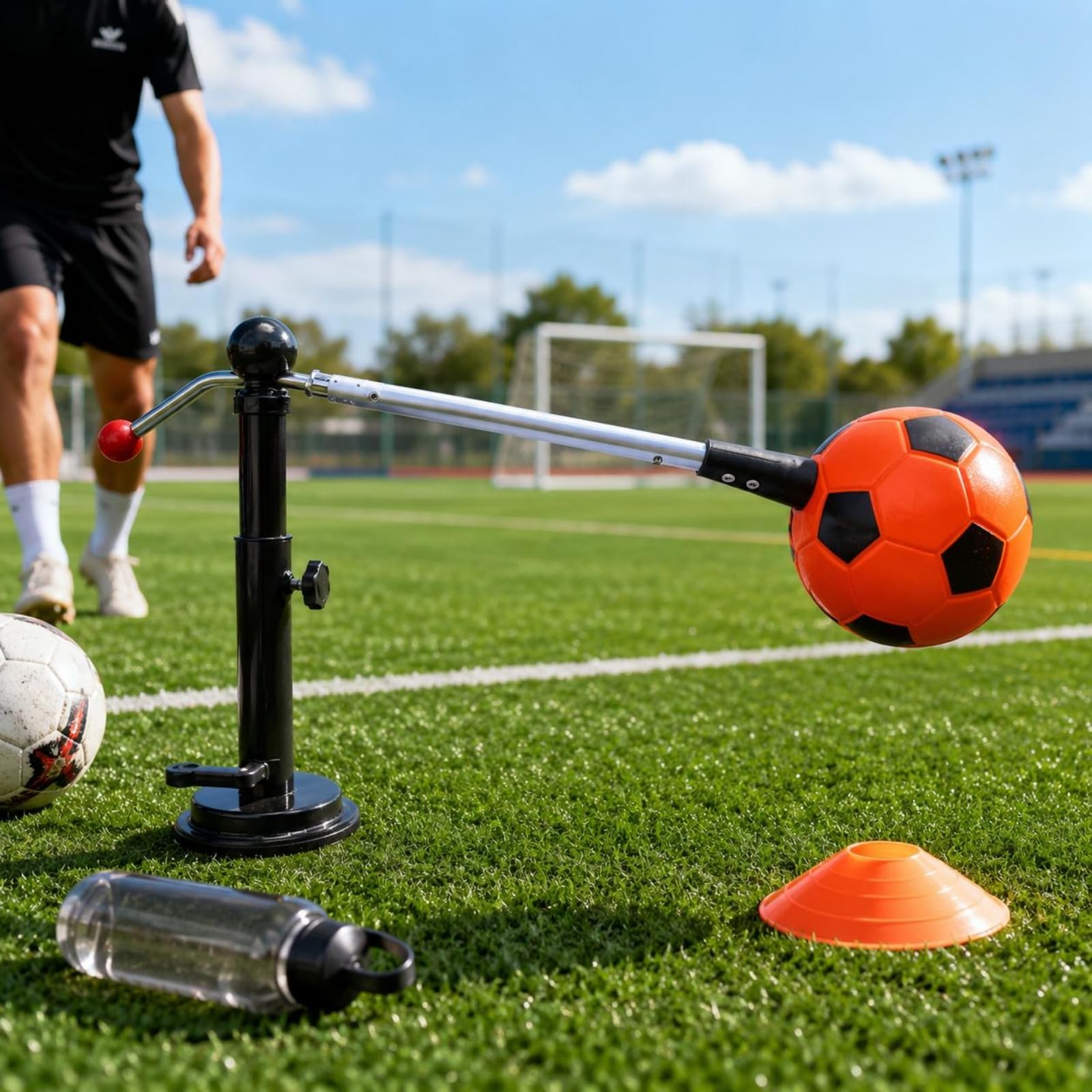 predolo Pallone Metallo Individuale da Calcio Mani Libere Imbracatura Calcio Palla per Superfici Lisce Interne