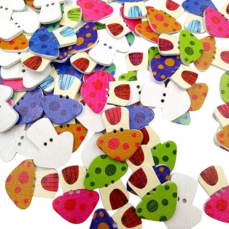 Amazon 裁縫 工芸用 キノコの形 木製ボタン 人形の服 多彩 手作り 人気 25ミリメートル 約100個 ボタン 通販 Amazon 裁縫 工芸用 キノコの形 木製ボタン 人形の服 多彩 手作り 人気 25ミリメートル 約100個 ボタン 通販