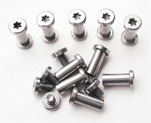 Miniatura 3 de NC HAISDA - 10 piezas de cuchillos EDC con mango de pasador de pivote, tornillo de supervivencia, remaches, bolsillo plegable, sujetadores de eje de