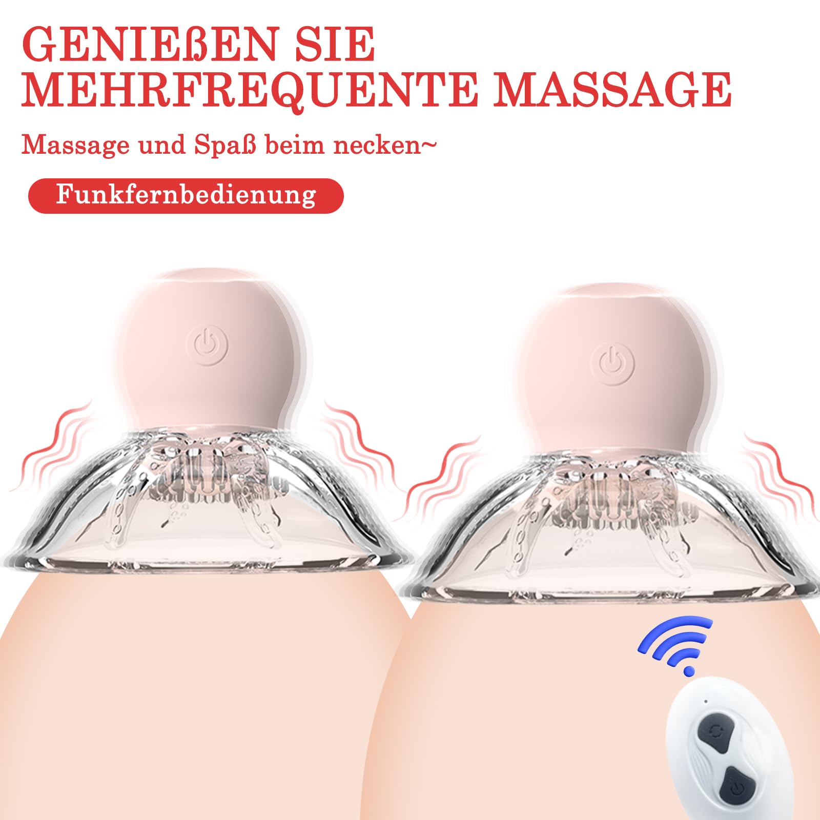 BDSMYEE Suceurs Mamelons Vibromasseur avec Ventouse clitoridienne Vibromasseurs, Jouet sexuel transparent et visible Clitoris Sucker, Tétons Stimulation sexuels pour Femmes Couples