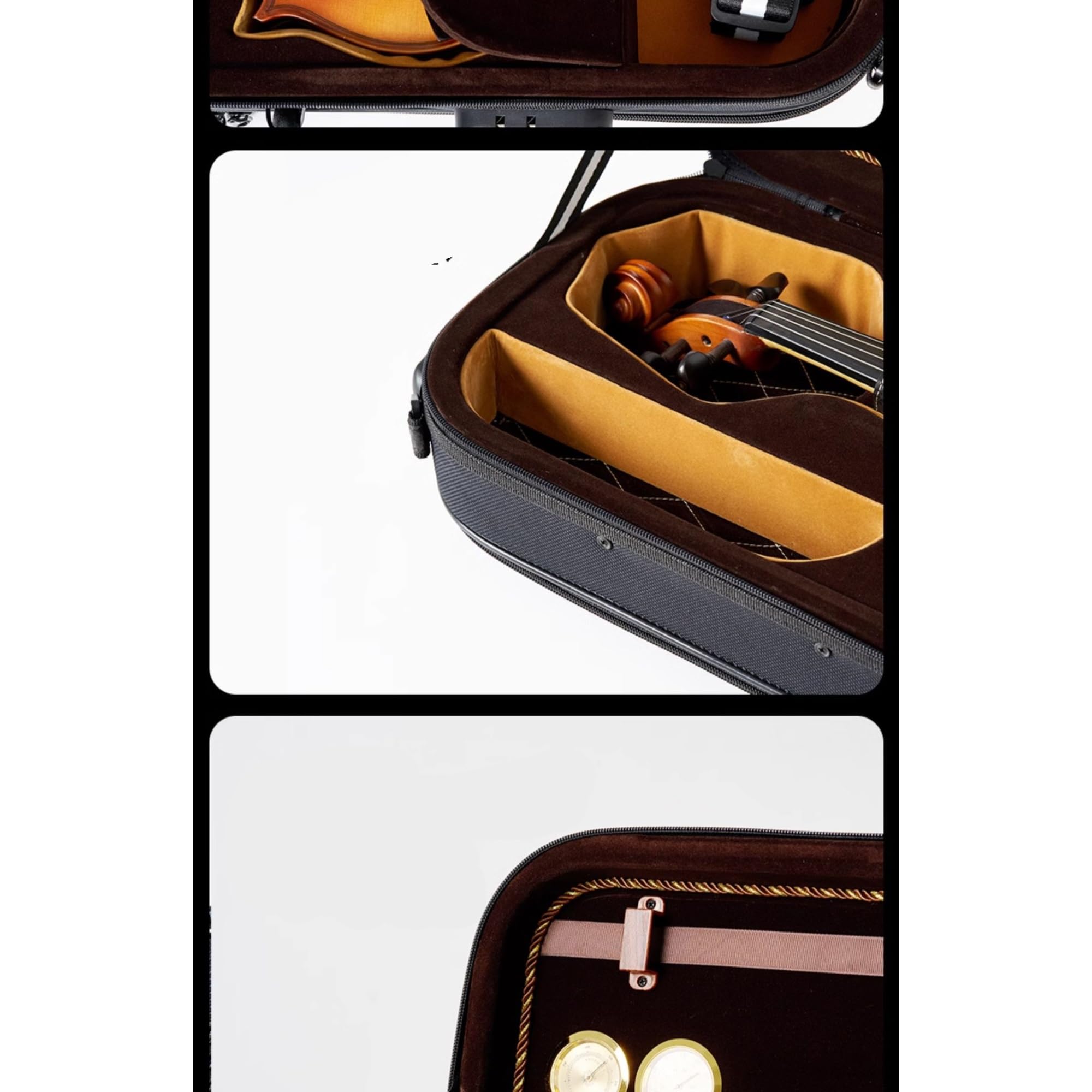 El Estuche Para Violín Es Muy Útil. La Funda Para Violín Tiene Correas Ocultas 4/4. Estuche de violín profesional