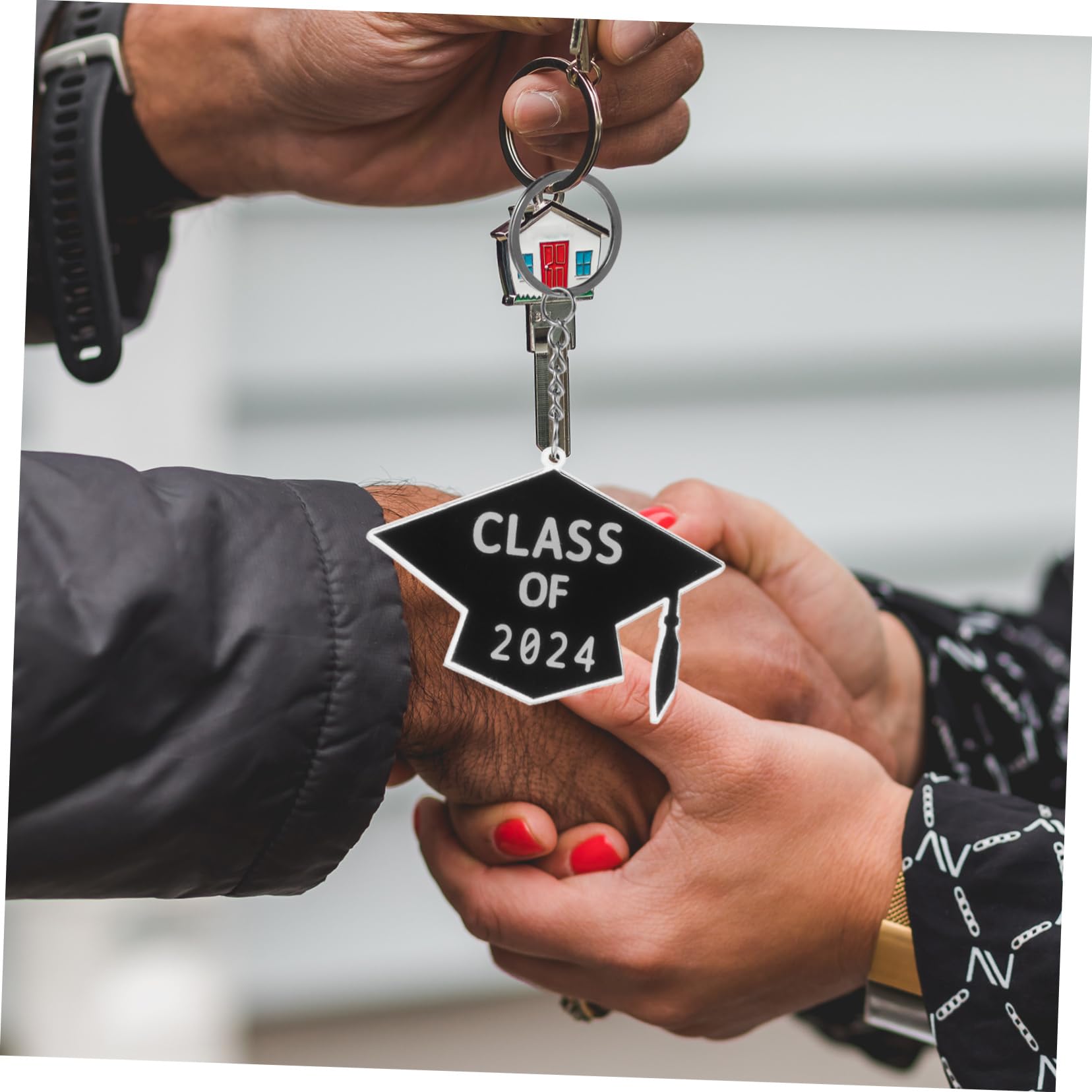 33piezas Llavero De Graduación De Diseño Creativo y Práctico Para Fiestas De Graduación Accesorios Para Estudiantes Memorables y Decoración De Llaves