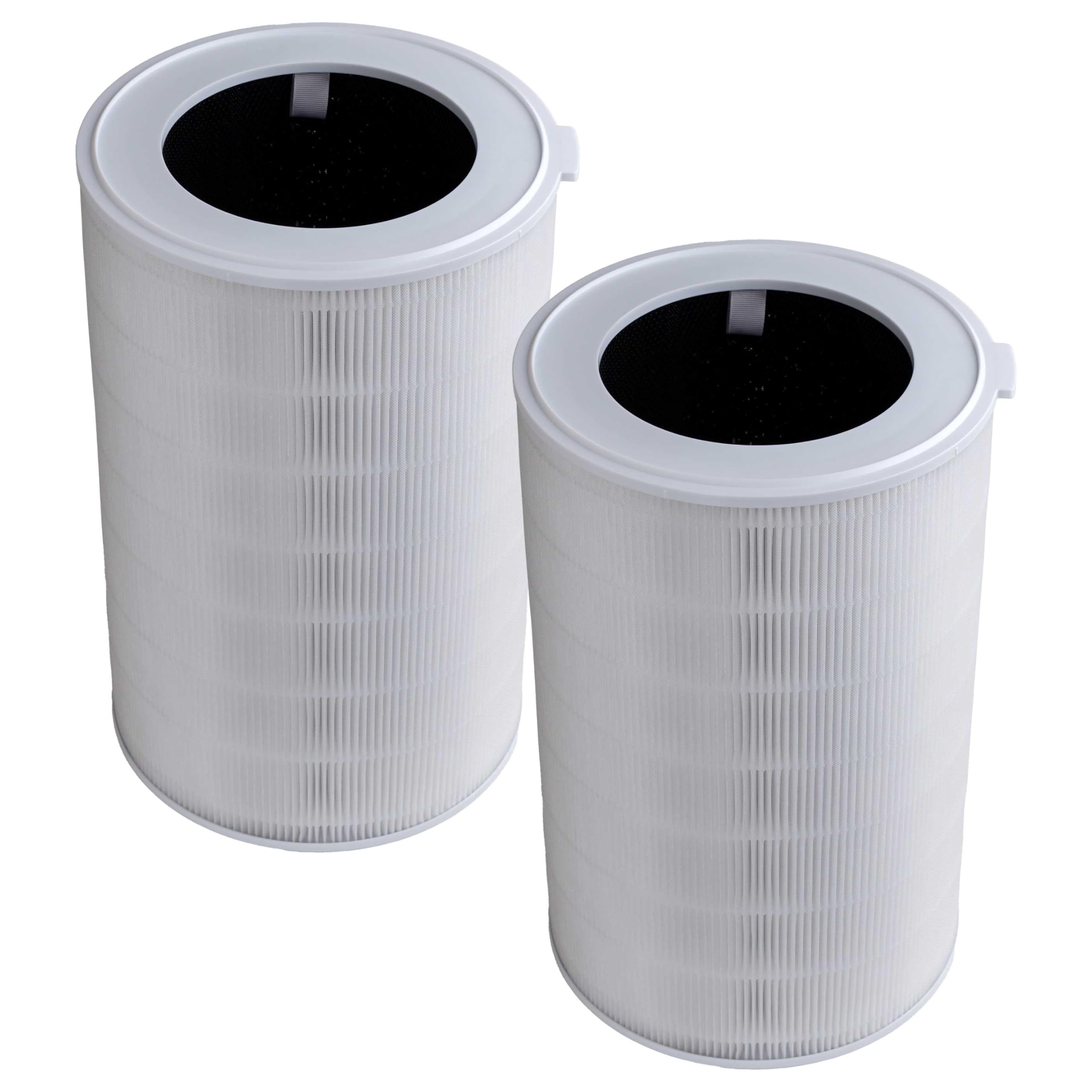 vhbw 2x filtro de aire reemplaza Xiaomi BHR6358GL | para purificador - Filtro combi HEPA (H11) + carbón activo