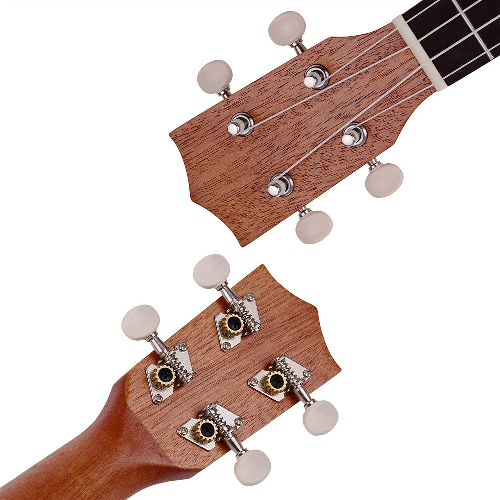 Ukulele koncertowe Początkujący Ukulele 23- calowy Koncert Akustyczny Ukulele Engineering Body Drewniane Podstrunnica Bridge Open String Tuner