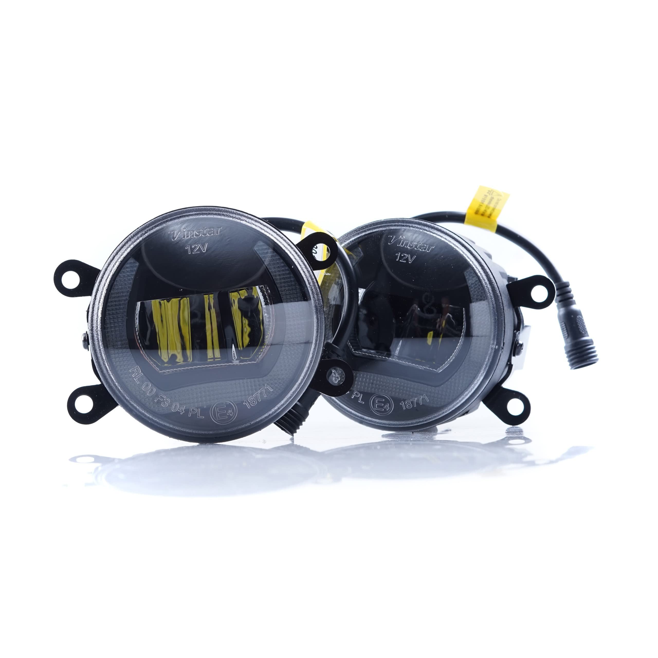 EinParts 2in1 LED Tagfahrscheinwerfer DRL + FOG, Dediziertes Lampen, Runde Nebellicht, R87 Homologation