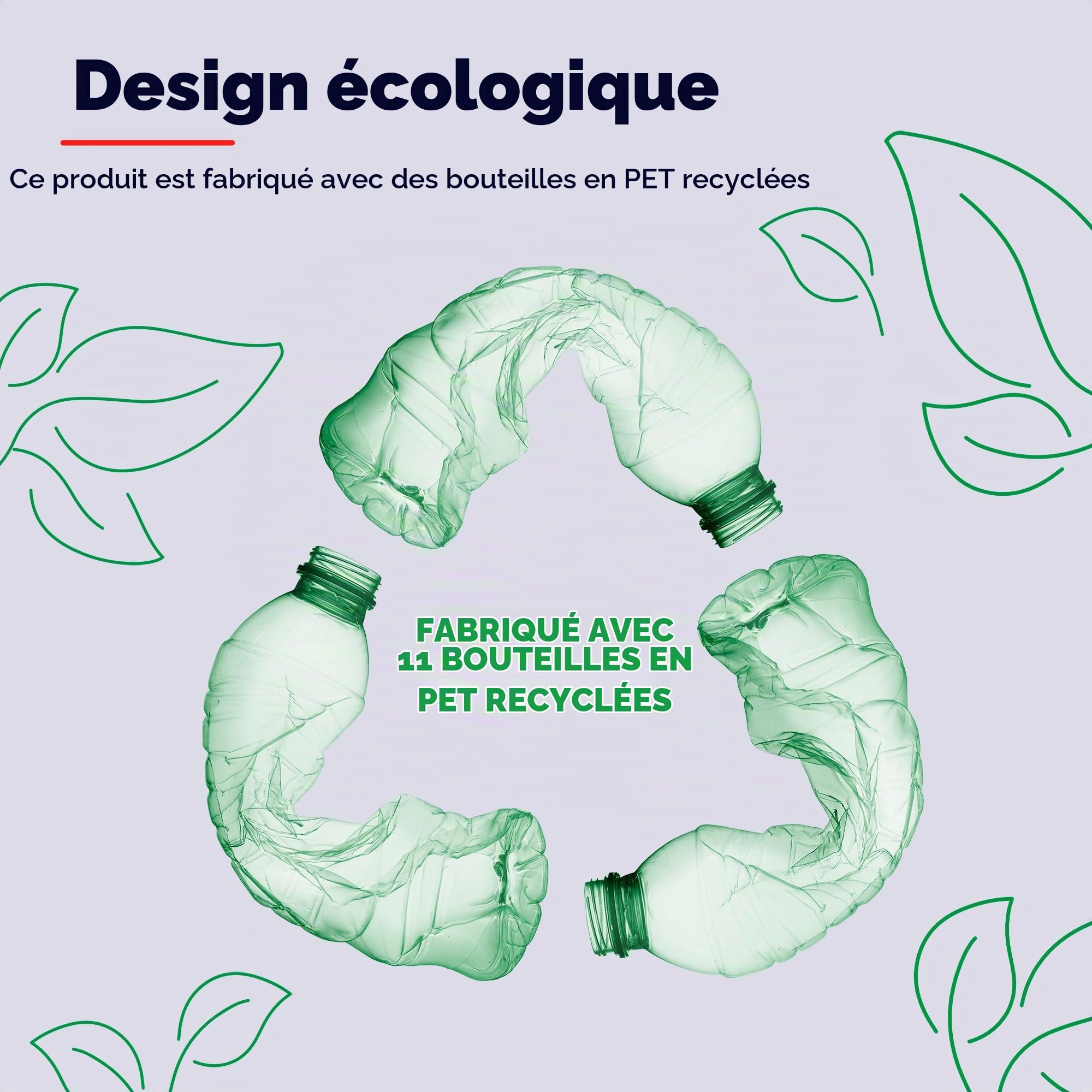 Trust Avana Sac à Dos pour Ordinateur Portable 16 Pouces, Sac a Dos Voyage 20 Litres à Partir de Plastique Recyclé, Backpack pour Femme Homme PC Loisir Collège Affaire Travail - Gris