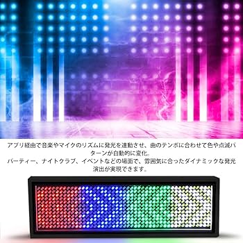 Amazon | TOPINCN 電子名札LEDネームプレート プログラマブル LED