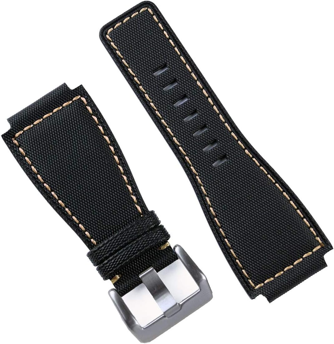 B & R Bands Bell & Ross Waterproof Sport Watch Band BR01 BR03 Replacement Straps