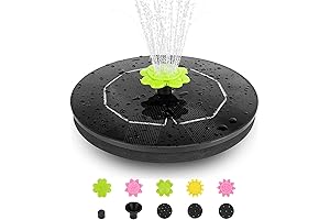 Solar Birdbath Fountain Floating