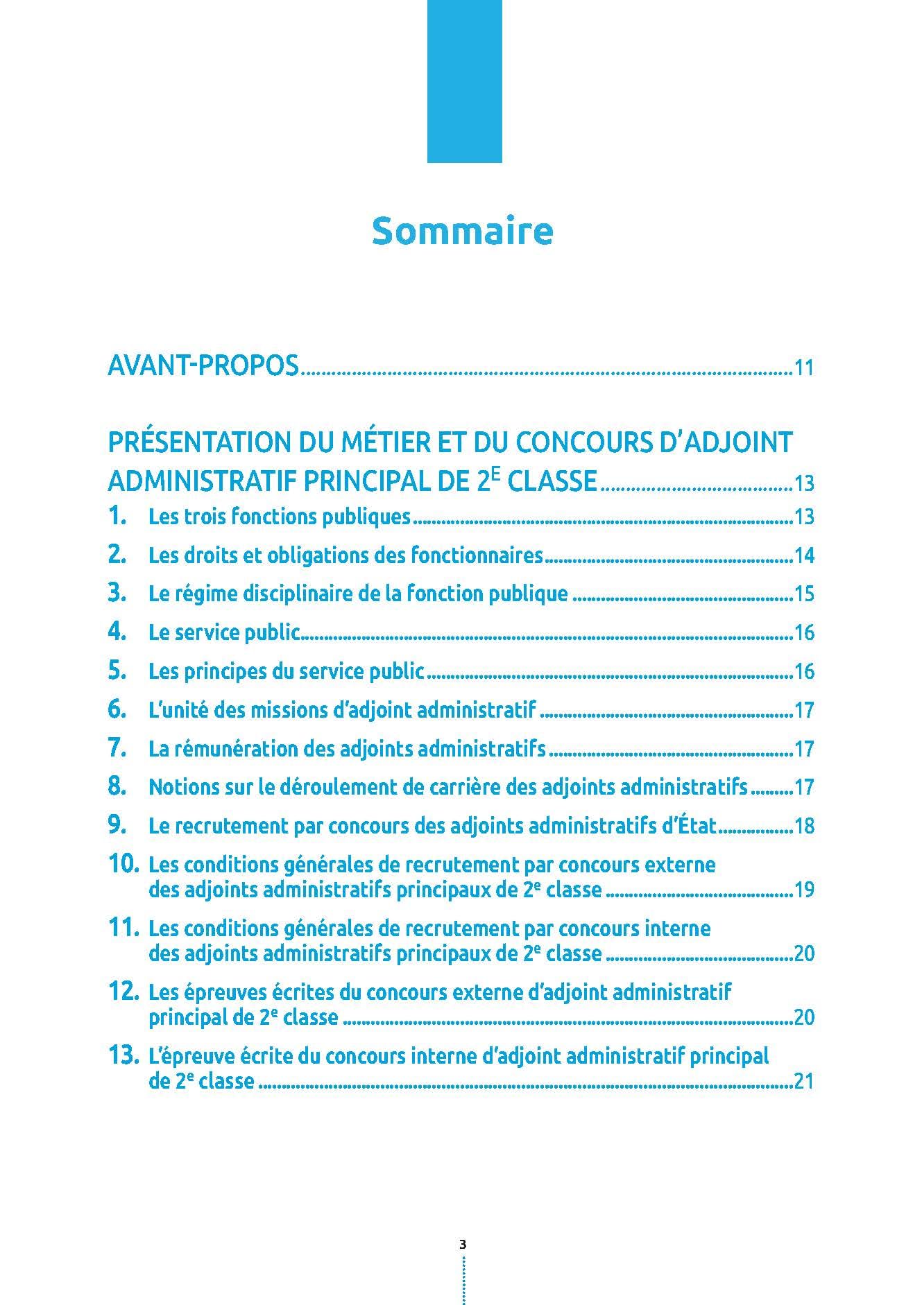 Adjoint administratif principal de 2e classe de l’État – Tout-en-un (Catégorie C – Concours 2026-2027): Concours externe ― Concours interne