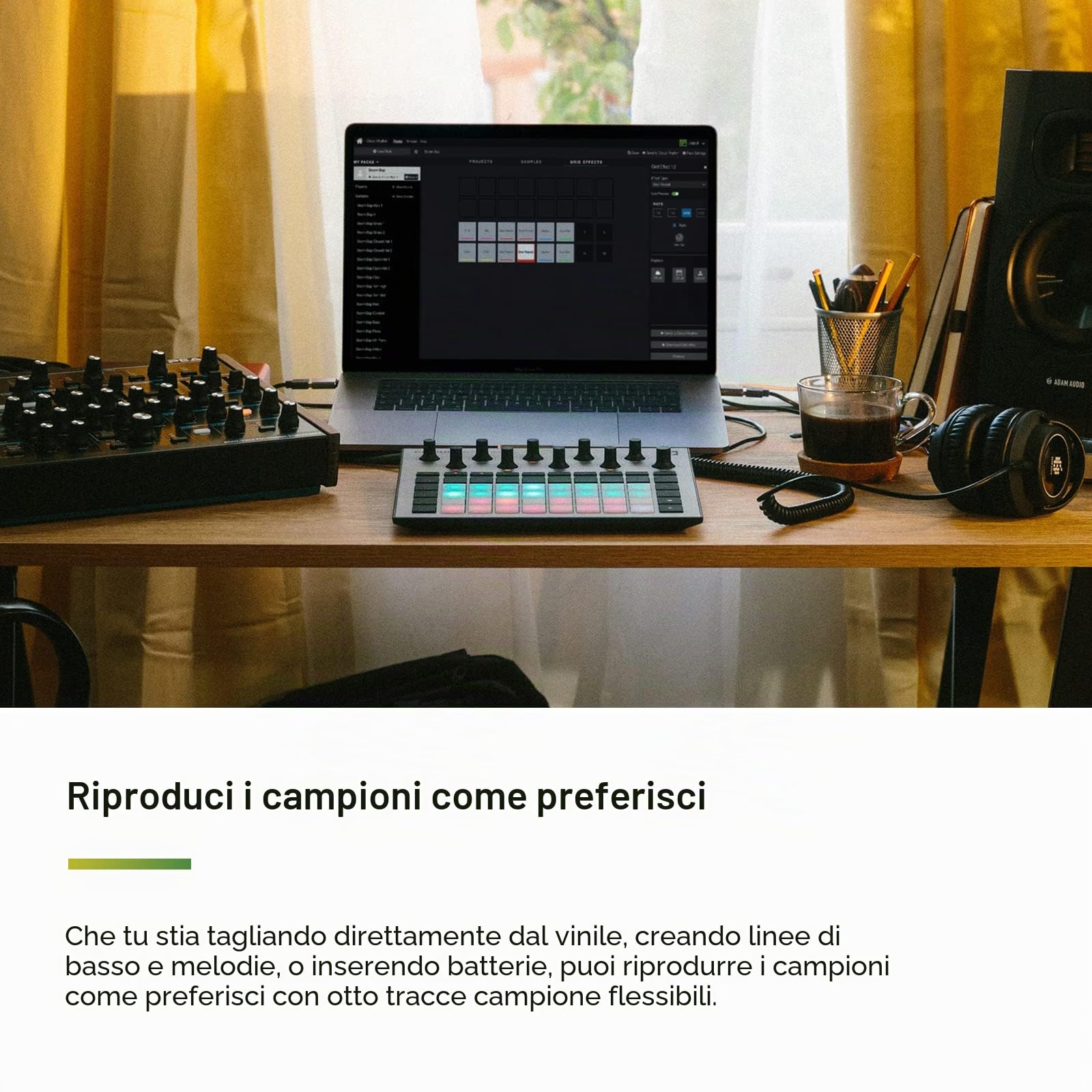 Novation Circuit Rhythm groovebox campionatore 8 tracce