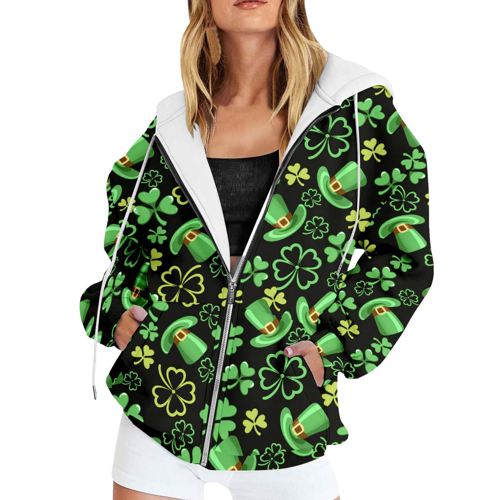 Sweat à capuche zippé en polaire ample pour en finir avec les pulls qui grattent