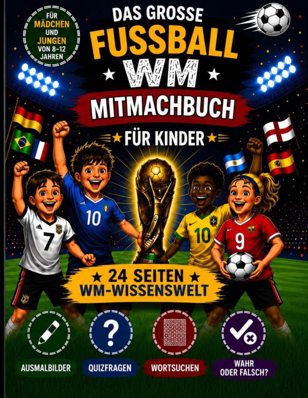 Das große Fußball WM Mitmachbuch für Kinder