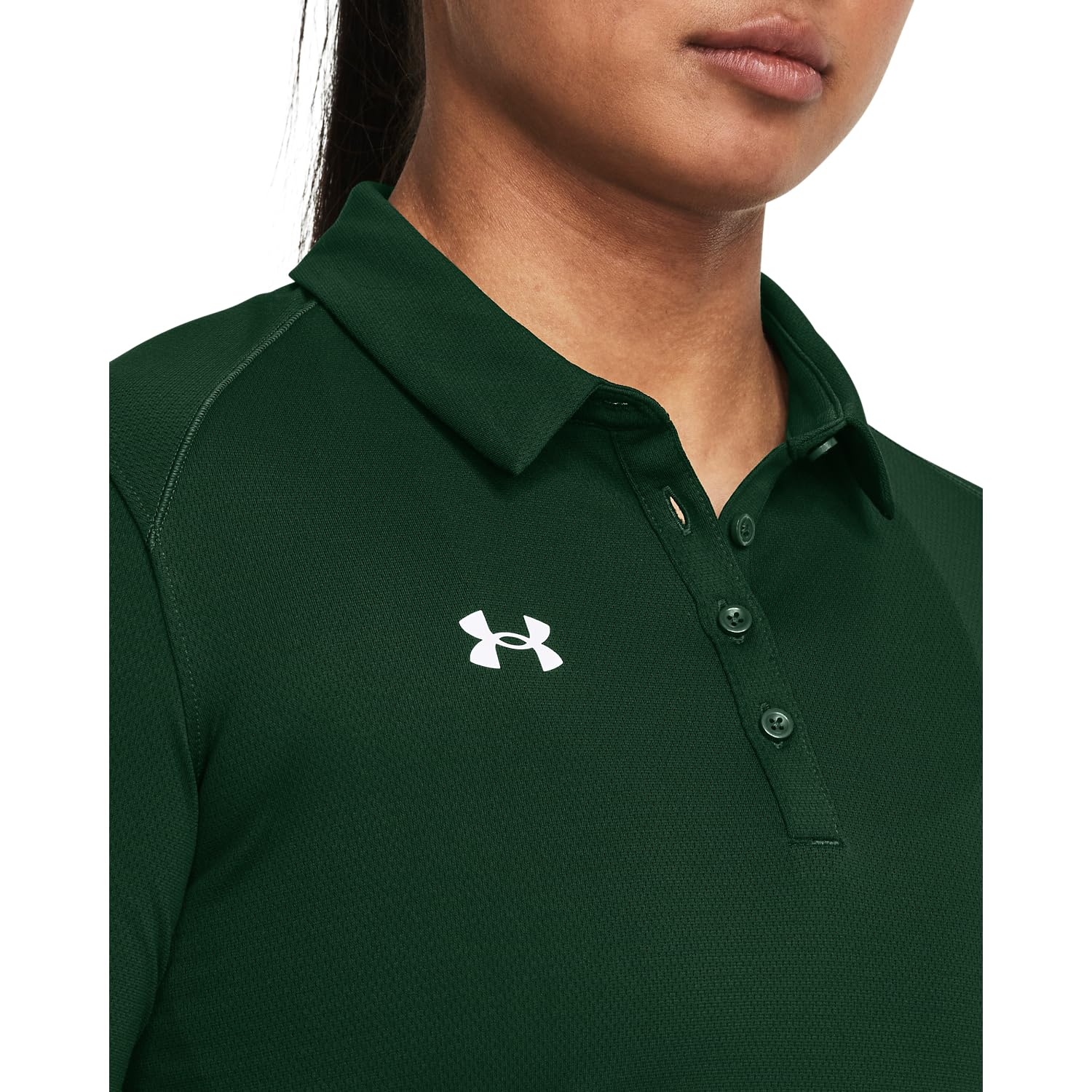 Under Armour Tech Team Damen Kurzarm-Poloshirt, Midnight -, XXL