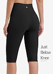 Willit Femmes Longueur du genou Leggings Yoga Capri Pantalons avec poches Haute taille Exercice Capris pour l'été