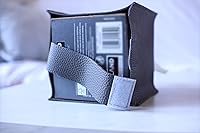 Vista 6 de Carrot's Den - Funda para caja de pañuelos, cuadrado con cinturón inferior, organizador decorativo de piel sintética para mesa, baño, automóvil