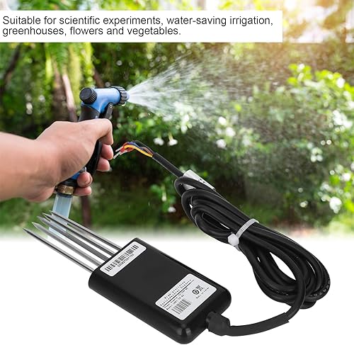 Miniatura 2 de Sensor de humedad del suelo, sonda integral resistente al sensor de 5 pines, para pH del suelo + NPK + temperatura y humedad de pH + detección de