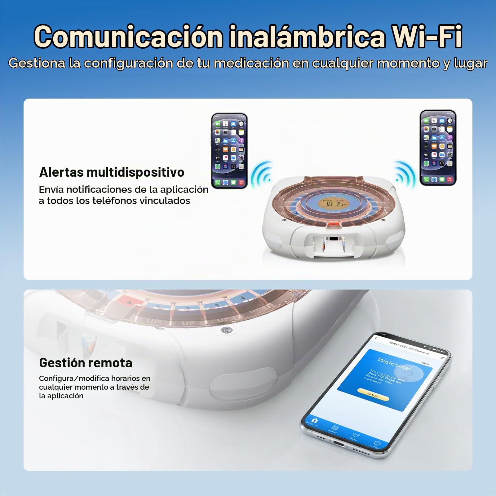 Retekess TH017 Dispensador Automático de Pastillas
