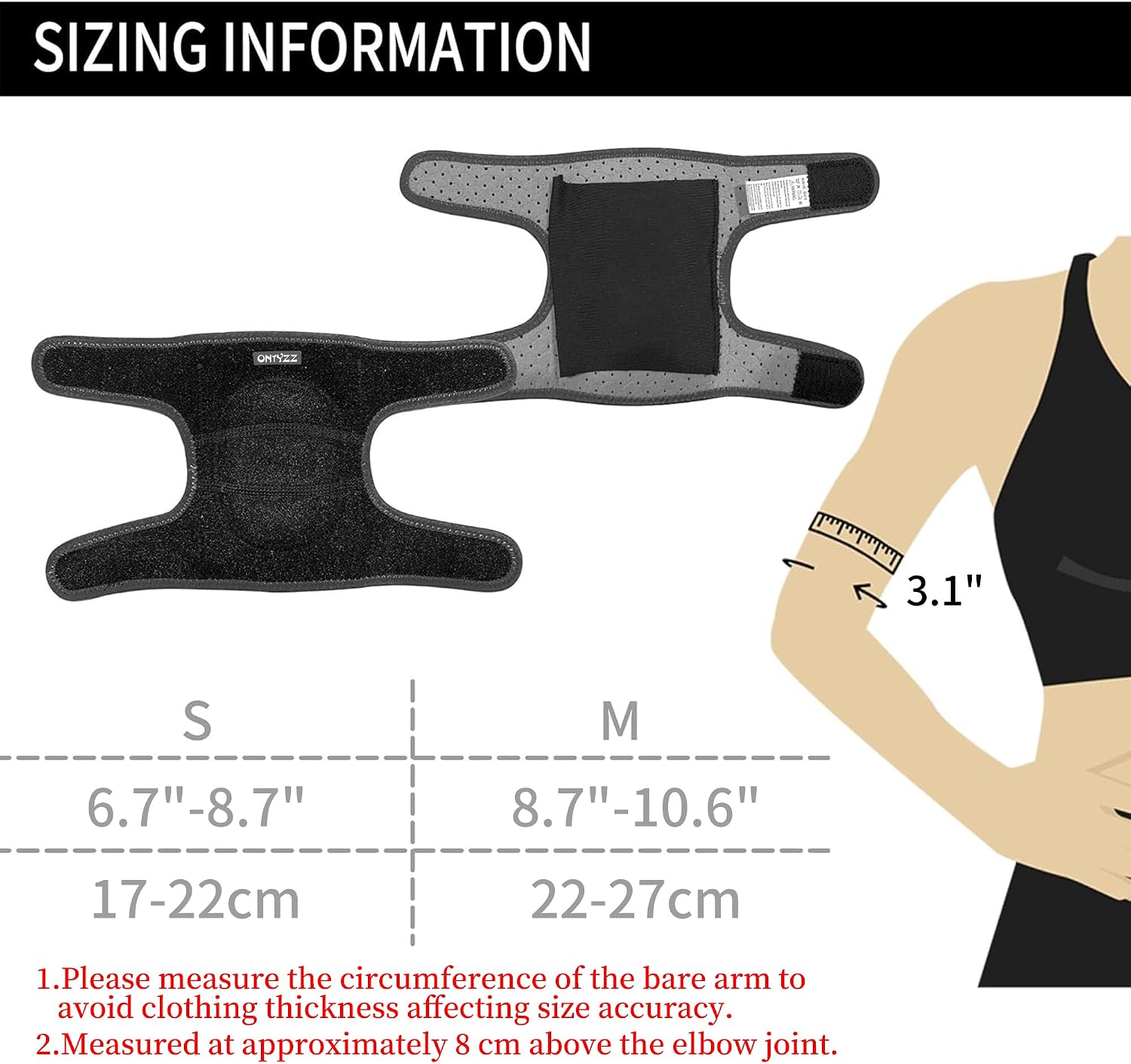 Kids Elbow Pads Breathable Arm Stretchy Cotton Elbow Pads Elbow Protector for Skiing, Skating, Volleyball, Cycling Sports Safety Gear