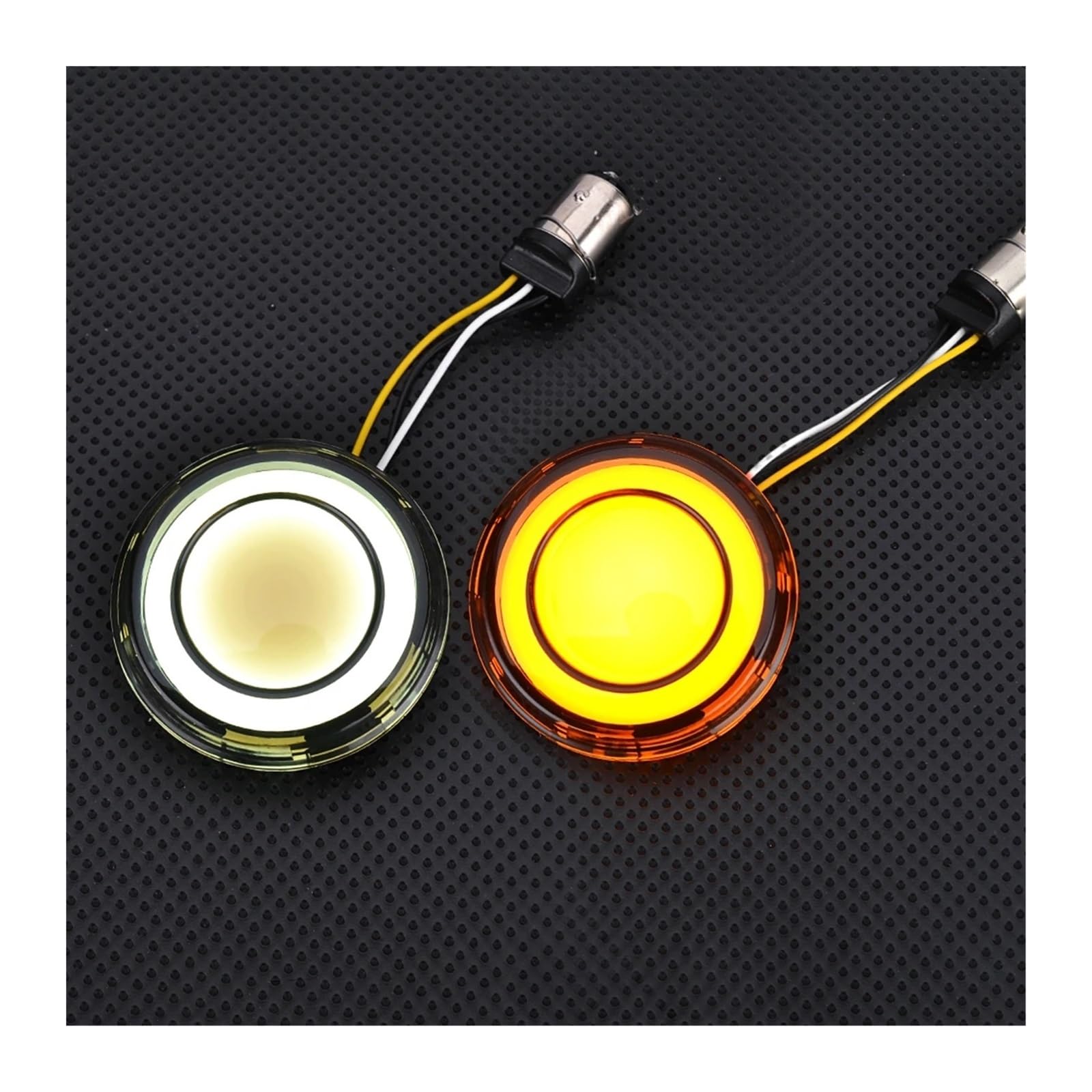 Indicatore di direzione anteriore per moto 1157 LED Indicatoris Motos