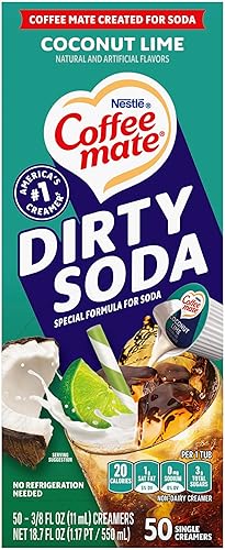 Nestle Coffee mate Liquid Coffee Creamer Singles, Dirty Soda Coconut