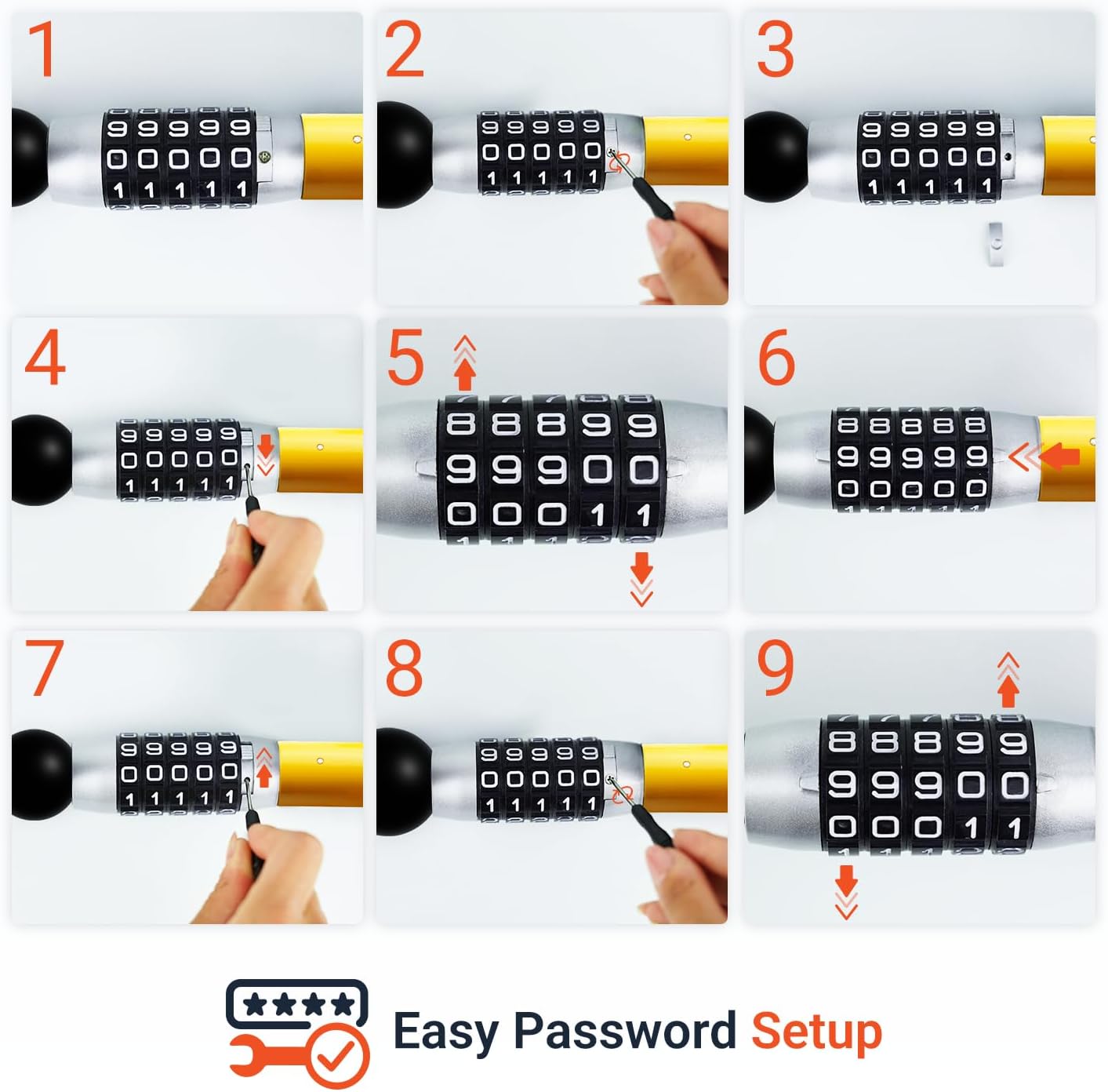 PAJ Lock Wheel Clamp – Immobiliser for Cars, Trucks, Trailers, Motorbikes and Caravans – Adjustable Anti-Theft Device – Heavy-Duty Wheel Lock with Security Key – Robust Parking Clamp