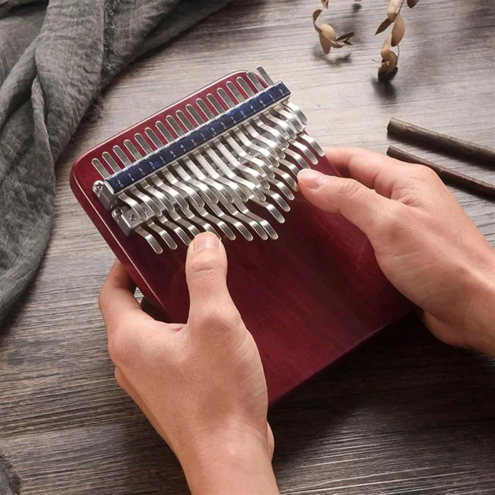 Pianino Kciukowe Kalimba 34 Klawisze C Nuta Kalimba Klawiatura Muzyczna Kalimby Dla Inicjatorów Przenośna Skala Pianina Palcowego Instrumenty Muzyczne