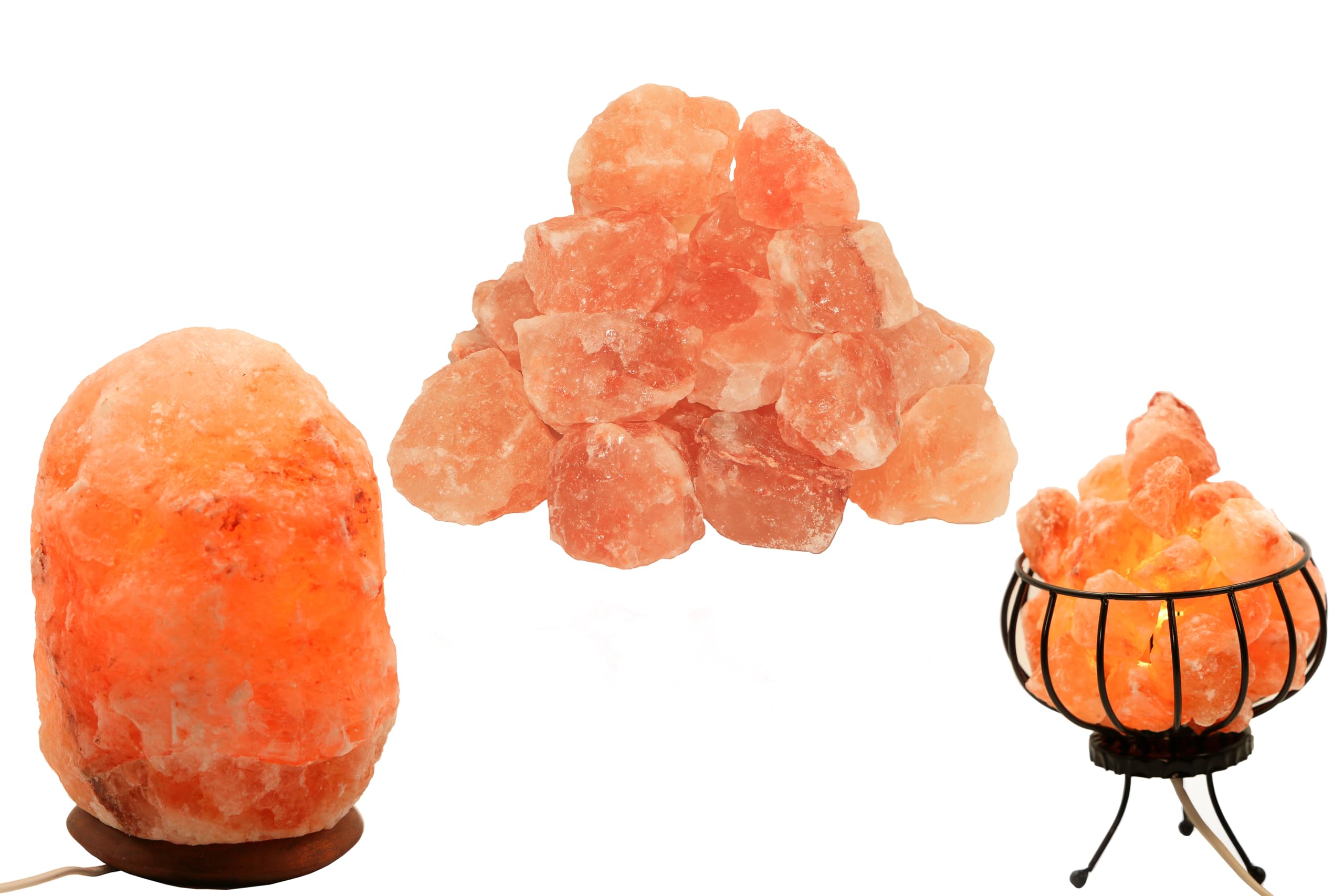 HAF Morceaux de sel rose 4 kg | Gros sel gemme sans additifs et naturels de la gamme Salt au Pakistan | Pierres de sel | Morceaux de saumure | Dimensions : 2-5 cm | Quantité : 4 x 1 kg en sachet