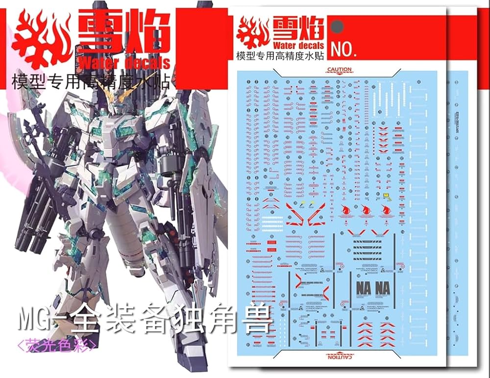 RG フルアーマー ユニコーンガンダム & 水転写式デカール Amazon | RG 1 144 フルアーマーユニコーン 用水転写式デカール
