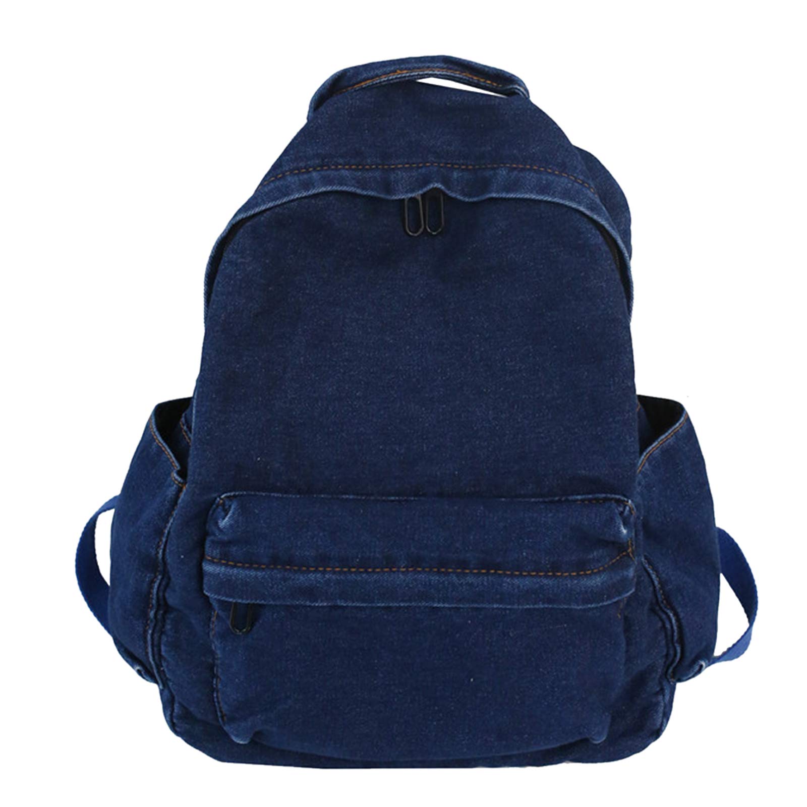 FANDARE Vintage Mochilas Unisexo Bolso de Escolar Adolescente Moda Backpack Niña Niño Mochila Universidad Intemperie Cámping Viajes Mochila Duradero Lona Azul Marino