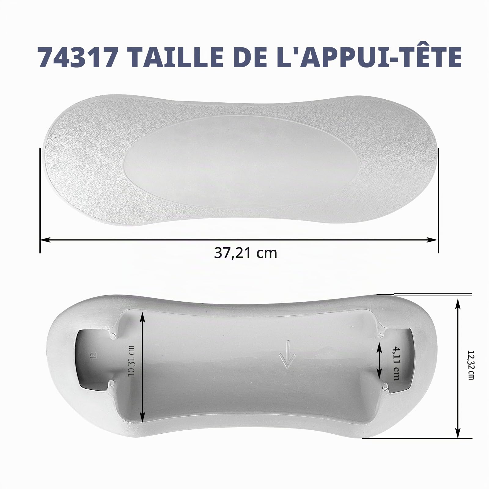 74317 Lot de 2 oreillers de rechange pour spa Hot Spring Highlife Series 2007-2013