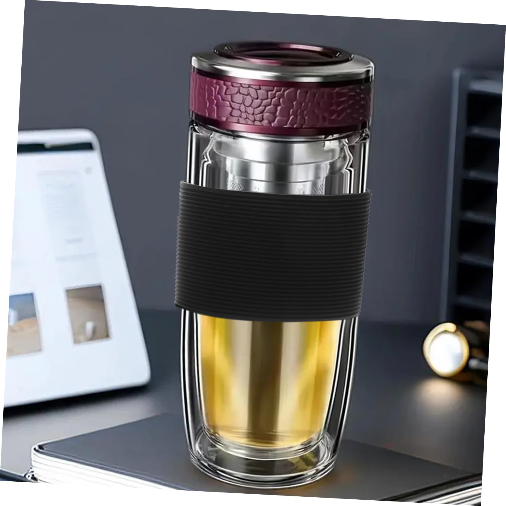 LABRIMP 10 Piezas Fundas de Silicona para Tazas de Café Protector Aislante y Antideslizante para Bebidas para Hogar y