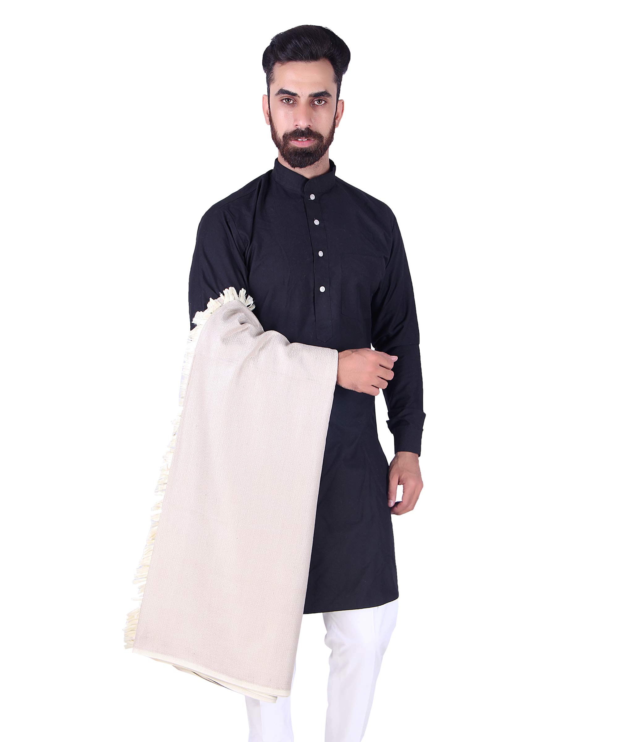 VASABA Ethnic Warm Lohi Shawl for Men (50 x 100 Inches) 1