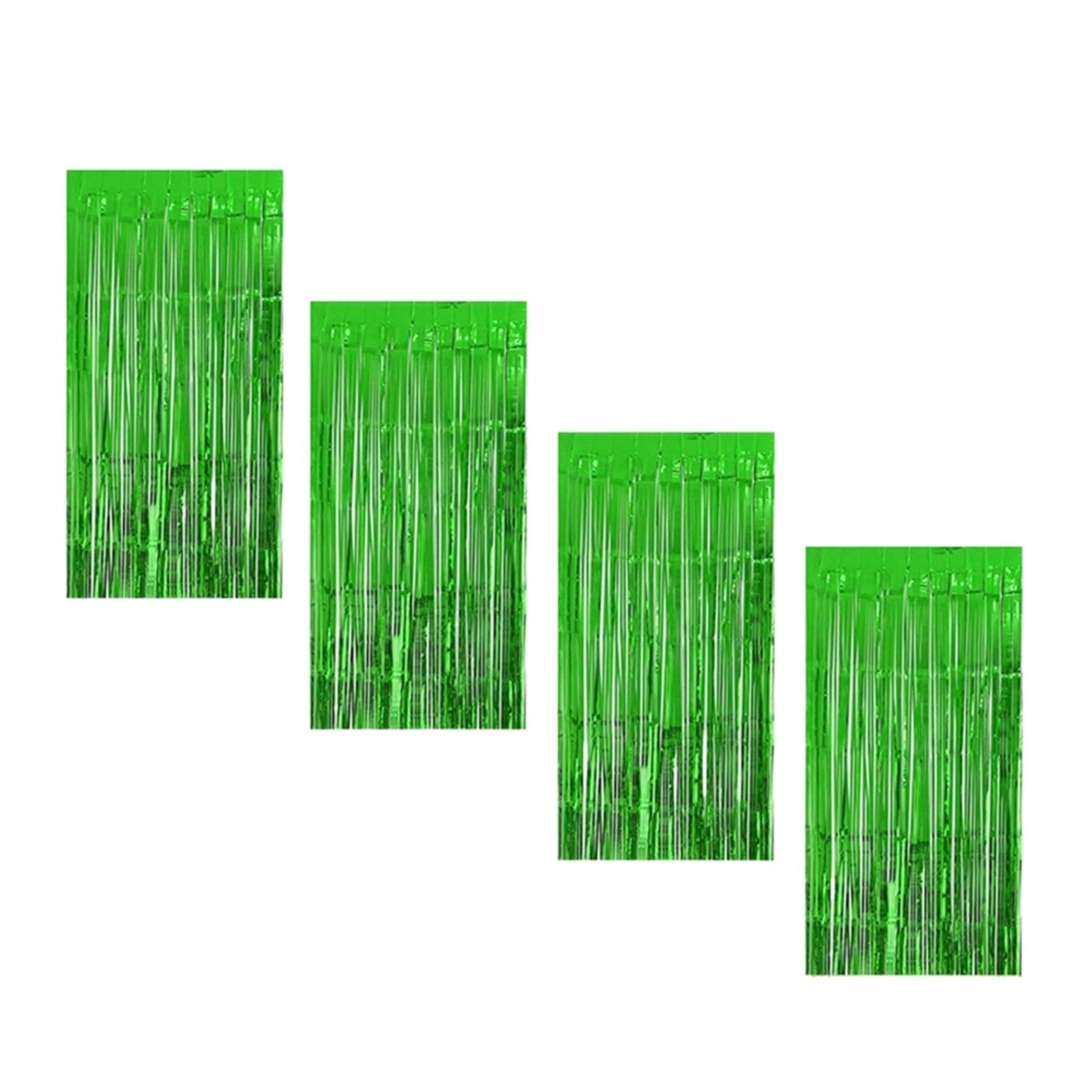 Rideau d'arrière-Plan à Paillettes, 10 pièces/2.0m, décorations de fête d'anniversaire, Mariage, en Feuille pour Cuisine(Silver)