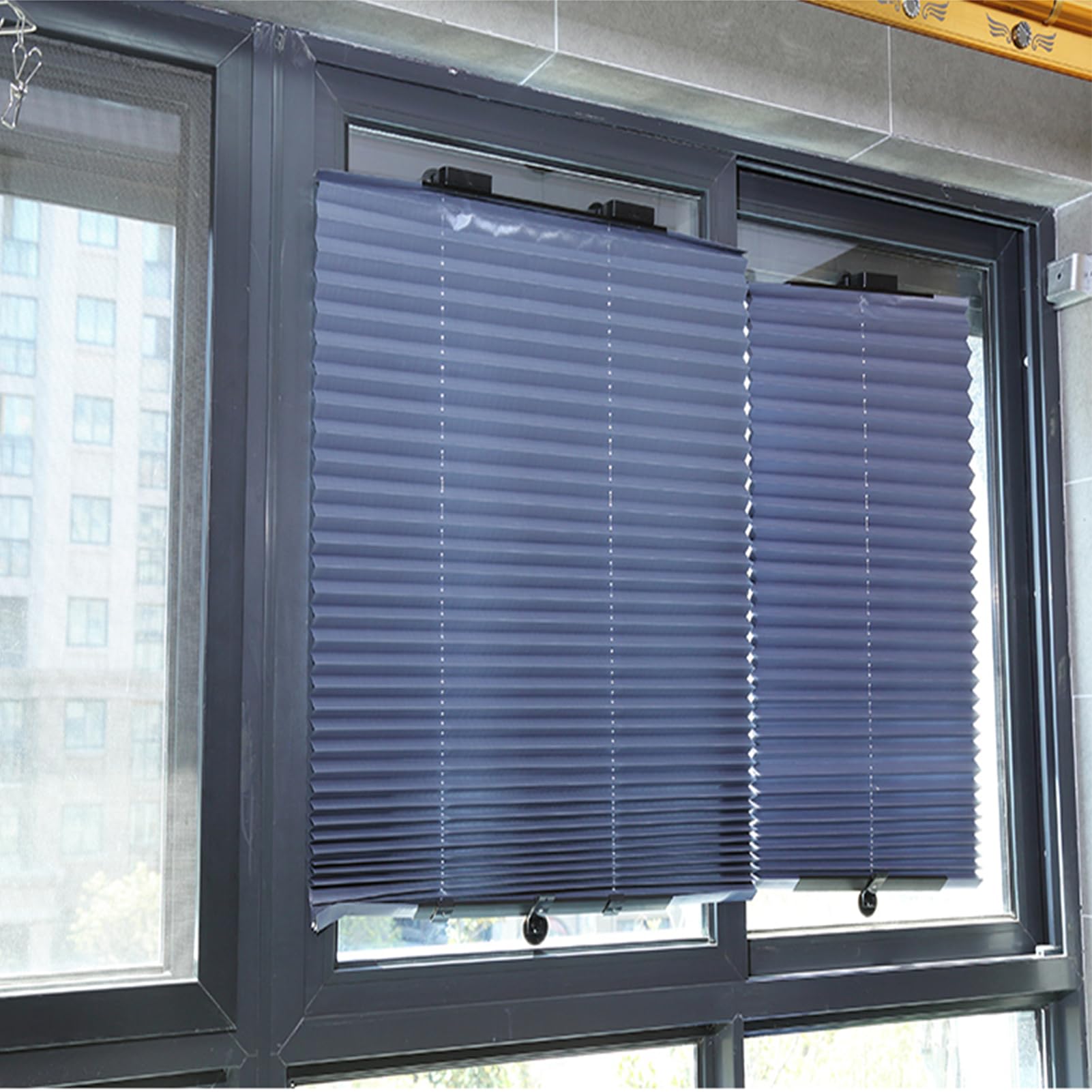 Volets roulants Stores de Protection Solaire temporaires, Stores moustiquaires adaptés(80x185cm)