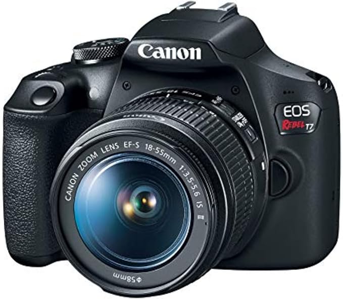 Canon EOS Rebel T7 with 18-55mm Lens - Best Budget DSLR for Beginners