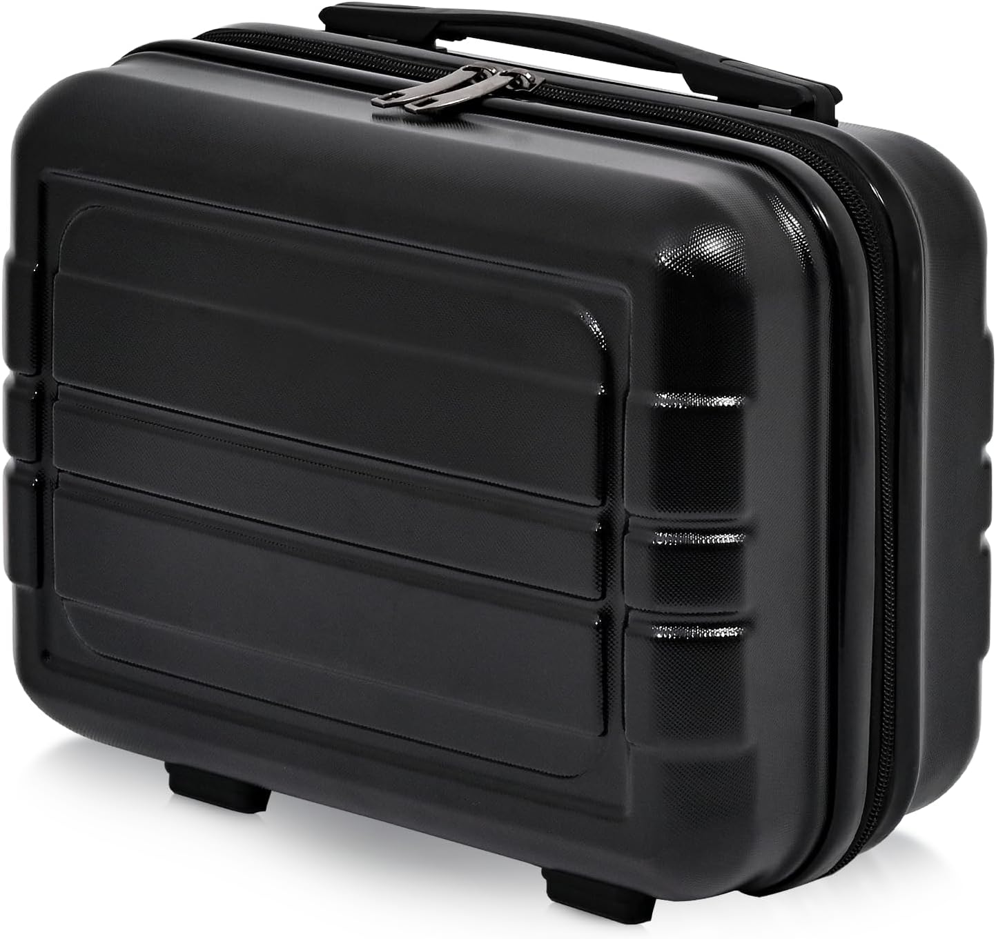 Hiwinson Luggage Sets, Hard Shell Luggage Sets, Black, Black, Cosmetic