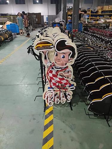 Miniatura 9 de Letreros de neón de vidrio con texto en inglés "Welcome To Las Vegas" para oficina, pub, cafetería, fiesta, hombre, cueva, luz de neón, luces de