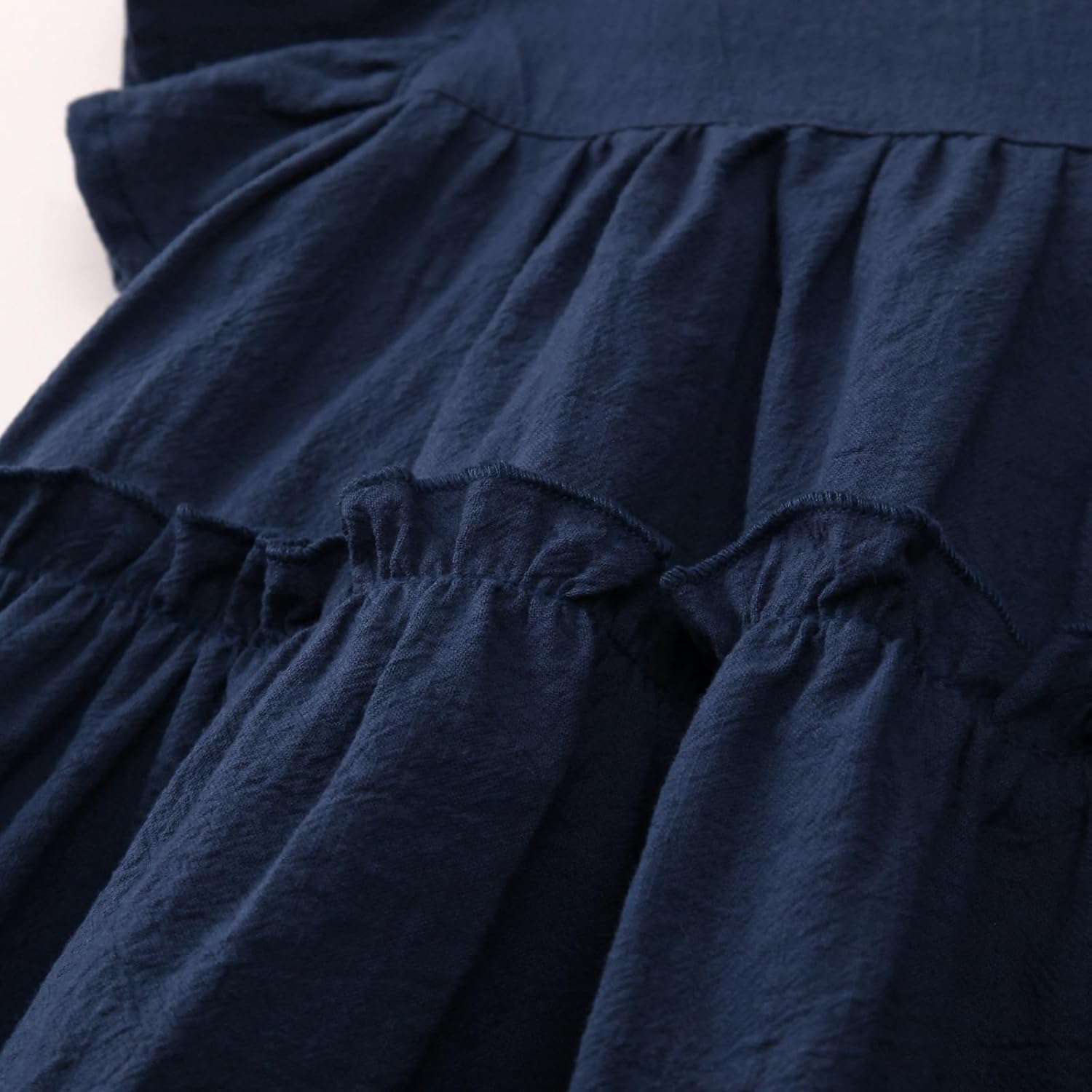 Toddler Baby Girl Dress Summer Cotton Linen Ruffle Halter Sleeveless Kids Casual Beach Party Dresses 1-6 Years - Image 6