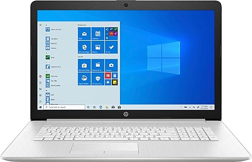 HP Portátil Full HD de 17,3 pulgadas (1920 x 1080), Intel Core i5-1135G7, 8 GB de RAM, SSD de 256 GB, Windows 10 Home, plata natural (17-by4633dx)